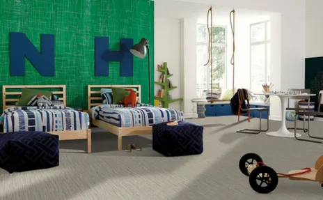 kids room with Carpet